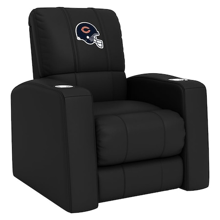Dreamseat Home Theater Recliner with Chicago Bears Helmet Logo XZ418301RHTCDBLK-PSNFL20032